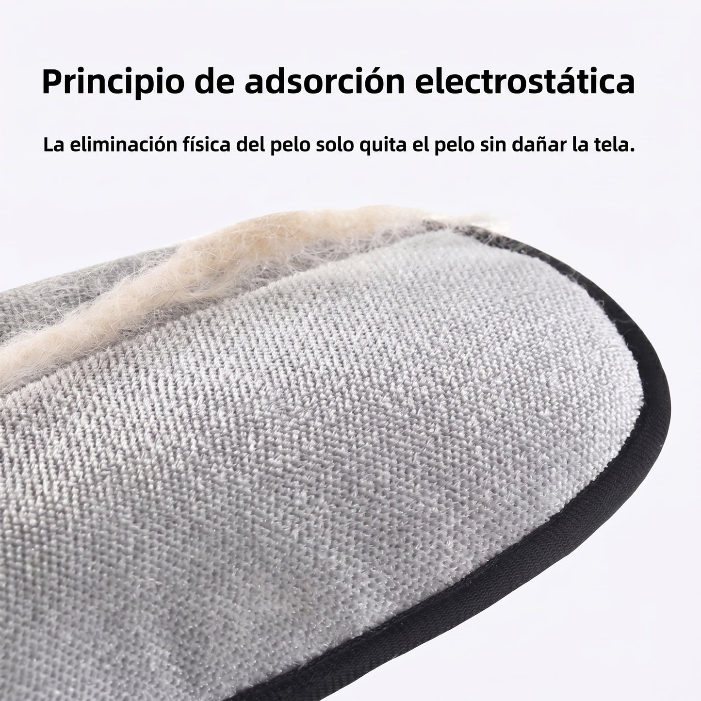 Guantes electrostáticos para eliminar el pelo de mascotas.