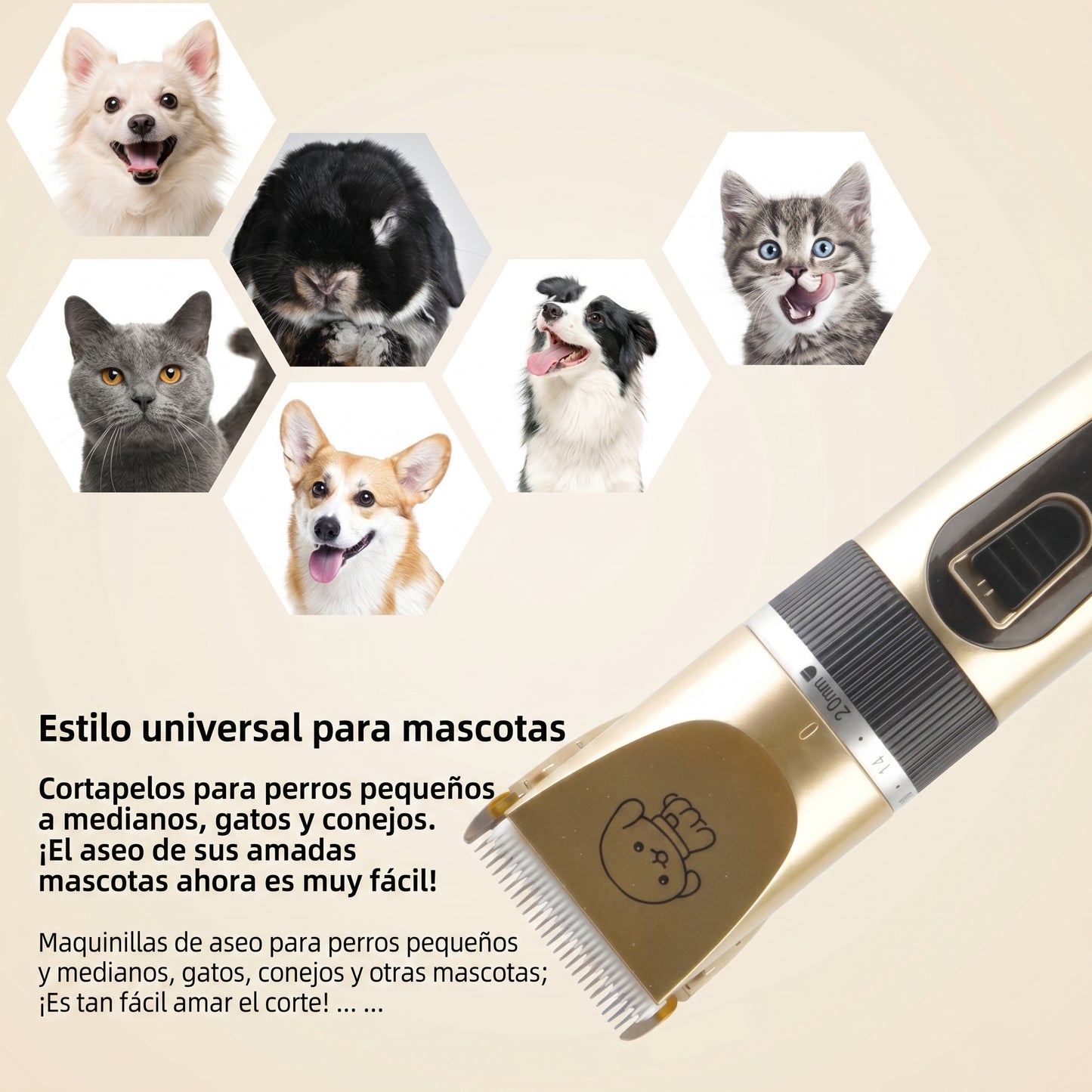 Cortapelo para mascotas