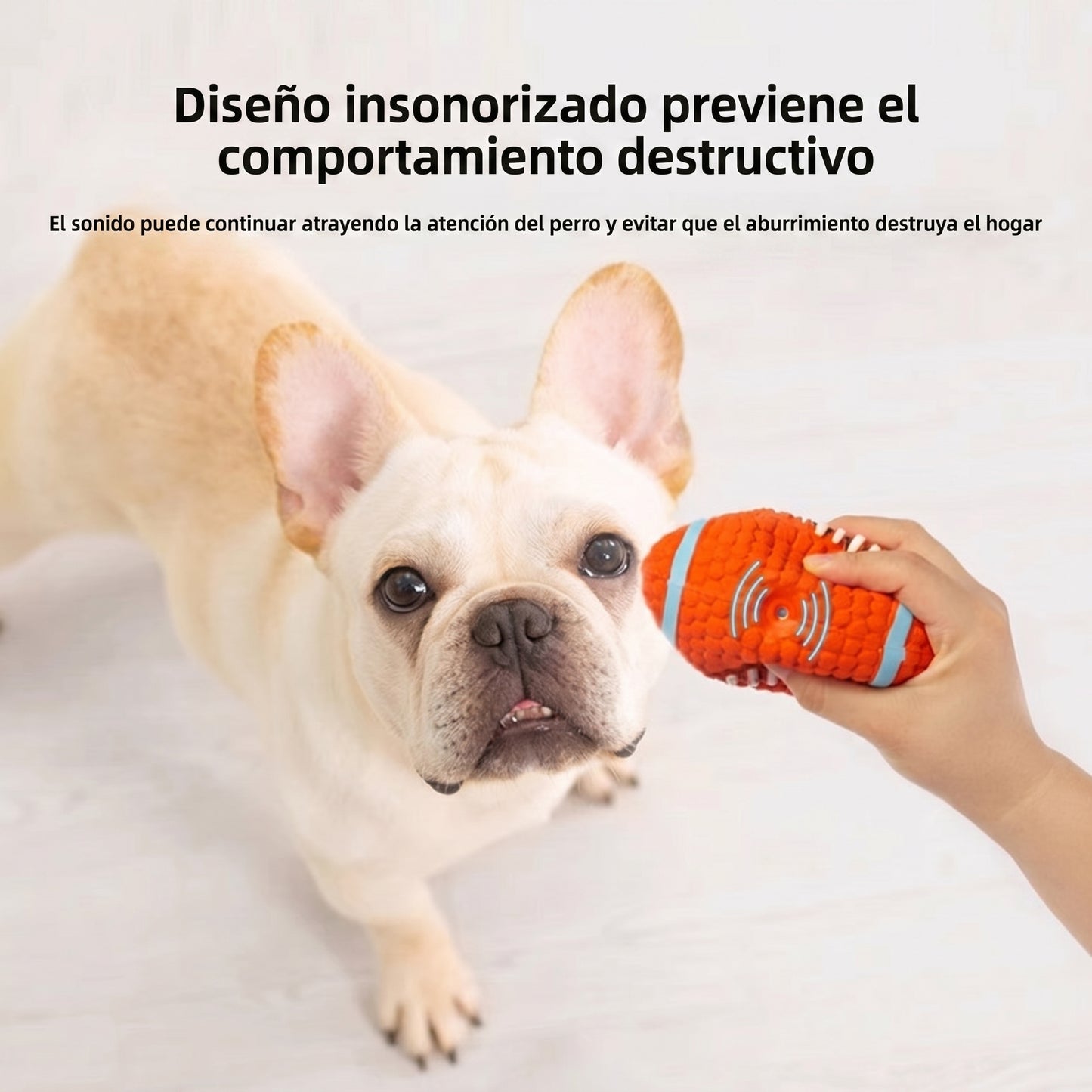 Pelota de juguete para mascotas.