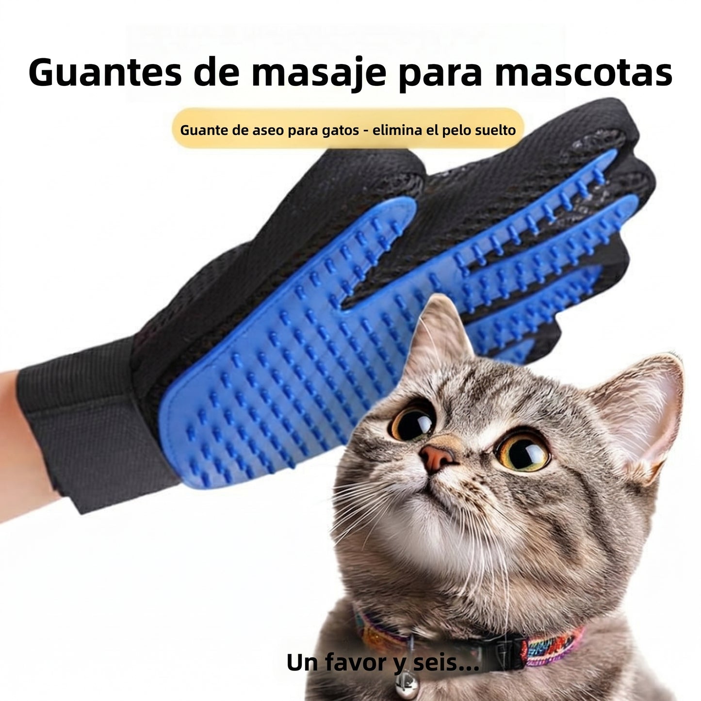 Pet Grooming and Massage Glove