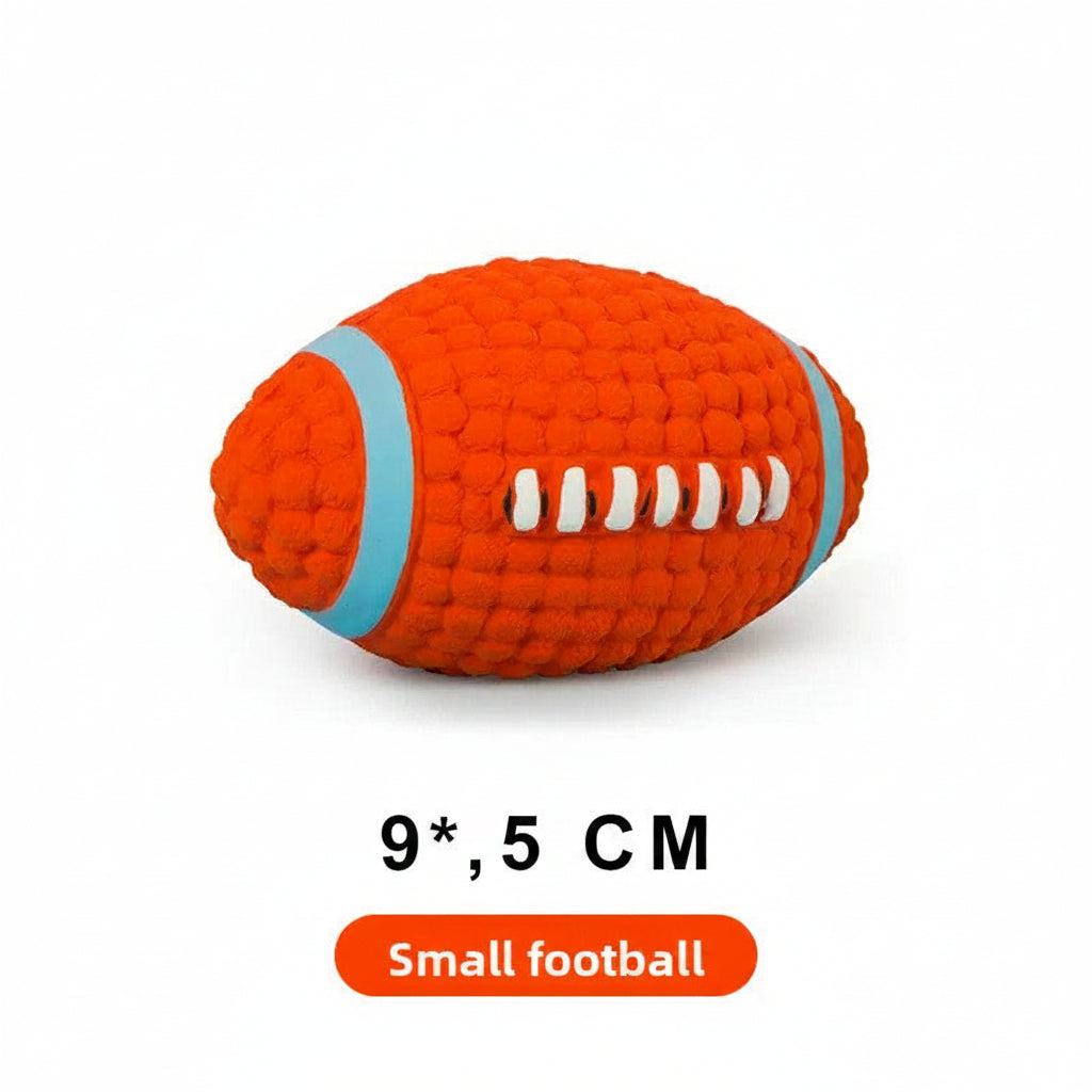 Pelota de juguete para mascotas.